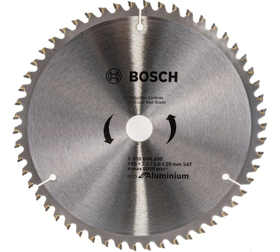 Пильный диск ECO AL (190x20/16 мм; 54T) Bosch 2608644390