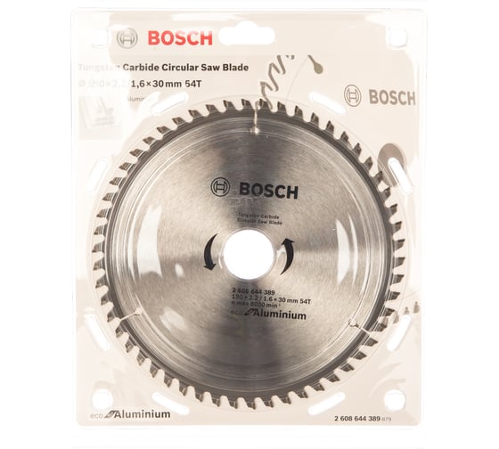 Пильный диск ECO AL (190x30 мм; 54T) Bosch 2608644389