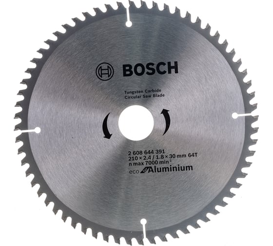 Пильный диск ECO AL (210x30 мм; 64T) Bosch 2608644391