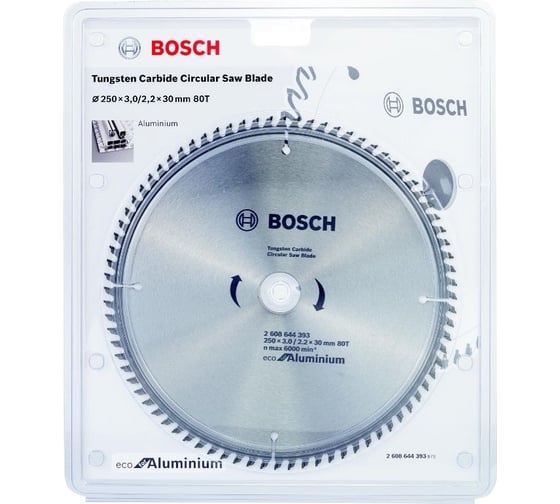Пильный диск ECO AL (250x30 мм; 80T) Bosch 2608644393