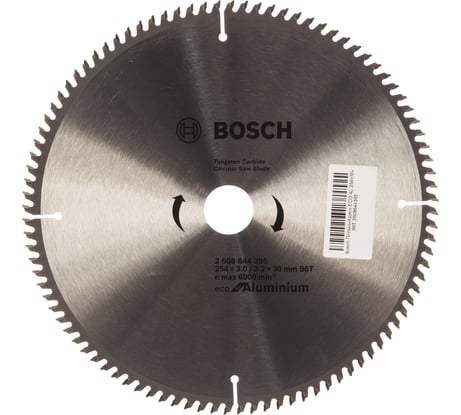 Пильный диск ECO AL (254x30 мм; 96T) Bosch 2608644395