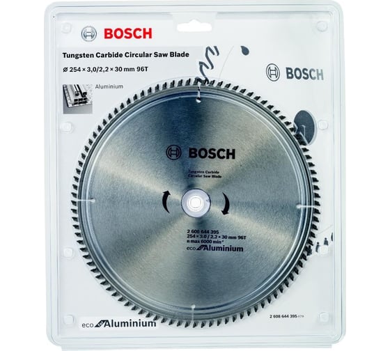 Пильный диск ECO AL (254x30 мм; 96T) Bosch 2608644395