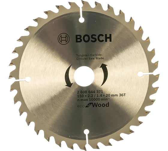 Пильный диск ECO WOOD (150x20 мм; 36T) Bosch 2608644371 1