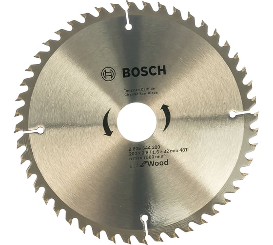 Пильный диск ECO WOOD (200x32 мм; 48T) Bosch 2608644380