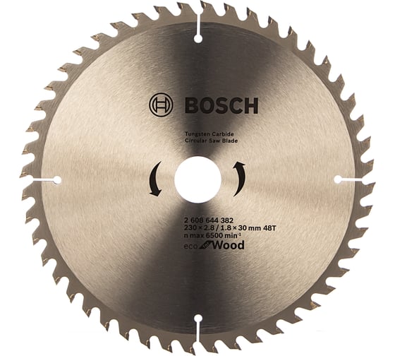Пильный диск ECO WOOD (230x30 мм; 48T) Bosch 2608644382