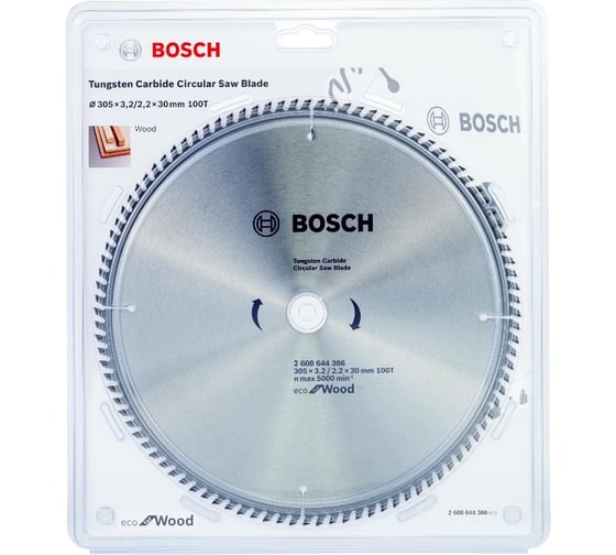 Пильный диск ECO WOOD (305x30 мм; 100T) Bosch 2608644386