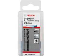 Сверло по металлу Impact Control (2х60 мм; 10 шт.) Bosch 2608577117