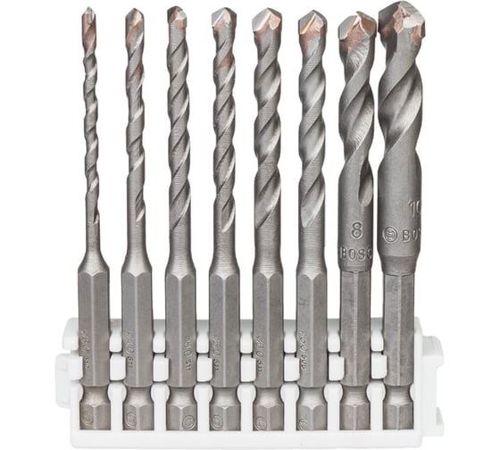 Набор сверл Hex-9 Ceramic Impact Control (3-10 мм) 8 шт. Bosch 2608577142