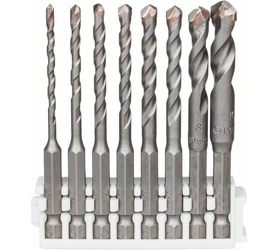 Набор сверл Hex-9 Ceramic Impact Control (3-10 мм) 8 шт. Bosch 2608577142