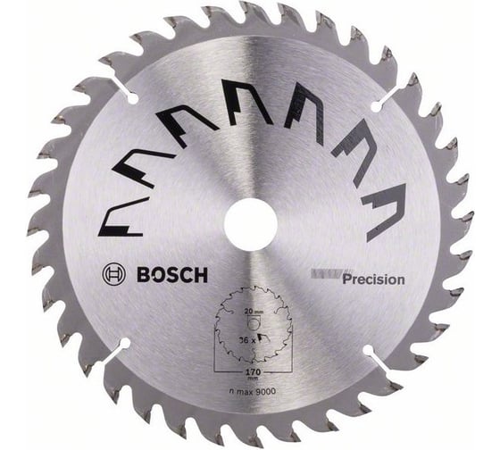 Пильный диск PRECISION GP WO H 170x20/16-36 Bosch 2609256858 1