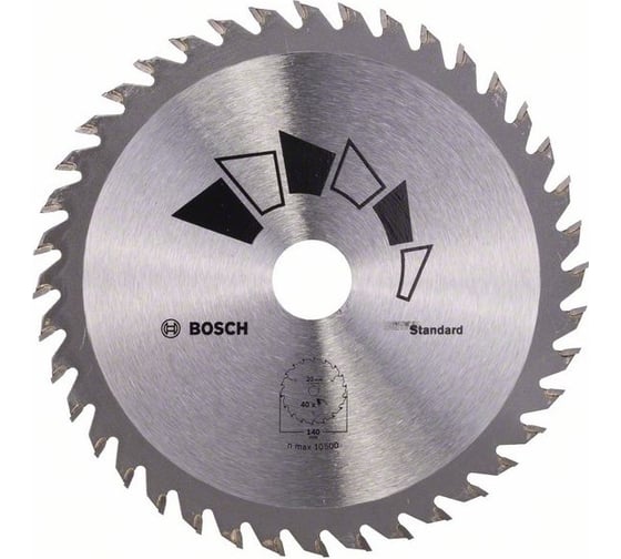Пильный диск STANDARD GT WO H 140x20/12,7-40 Bosch 2609256805