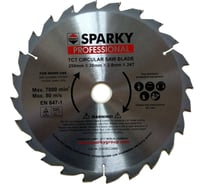 Диск циркулярный по дереву (250х2.8x30 мм; T24) SPARKY 20009522600