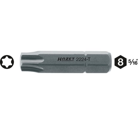 Бита TORX (T45; 5/16"; 35 мм) HAZET 2224-T45
