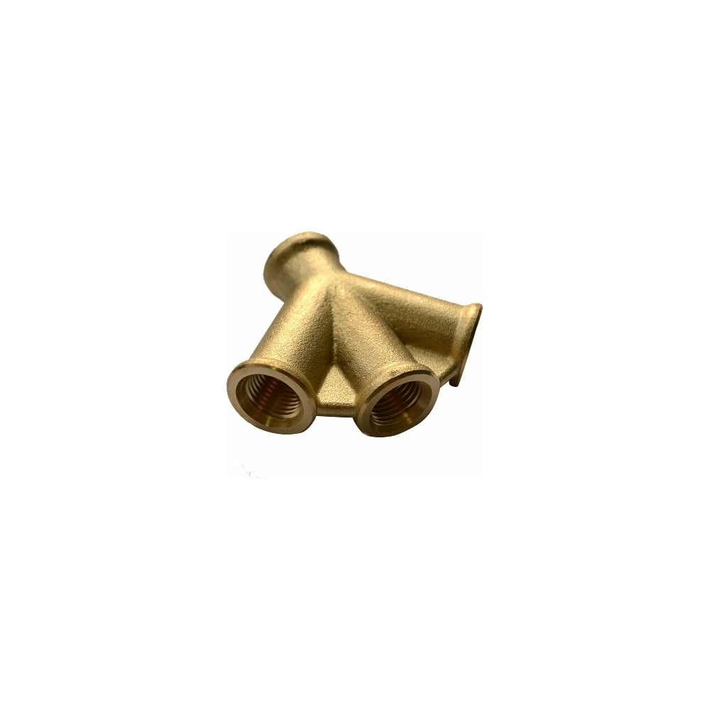 Муфта прямая - разветвитель на 3 выхода (5 шт; 4хF1/4; латунь) HUBERTH ...