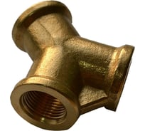 Муфта прямая - Y образная (10 шт; 3хF3/8; латунь) HUBERTH RP208351