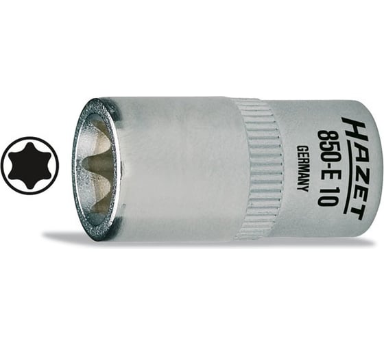 Торцевая головка ТОRX (Е10; 1/4"; 25 мм) HAZET 850-E10 1