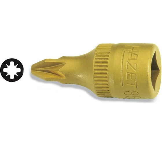 Головка с насадкой (PZ1; 1/4"; 28 мм) HAZET 8507-PZ1 1