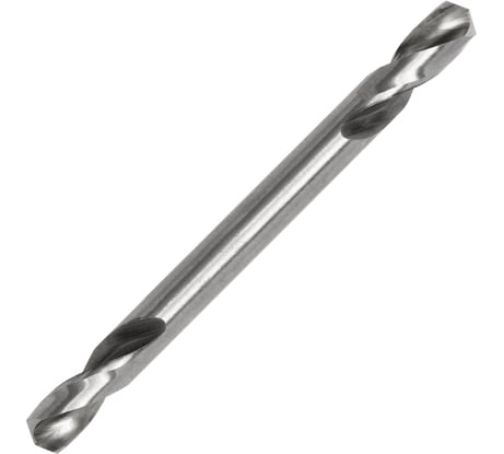 Сверло по металлу двустороннее 3х45 мм, Р6М5, 2 шт, в индивидуальной упаковке РЕЗОЛЮКС 22030