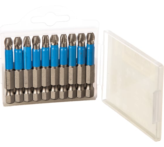 Биты PROFESSIONAL ProFix Pozidriv (10 шт; 50 мм; PZ3; 1/4") STAYER 26223-3-50-10_z01