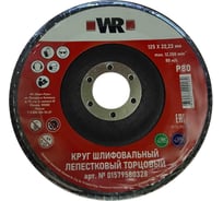 Диск ламельный лепестковый корунд Red Line NC80 125x22.2 мм Wurth 0579580328961 10