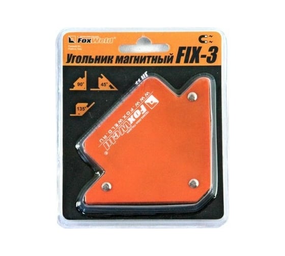 Магнитный угольник Foxweld FIX-3 до 11кг 5384