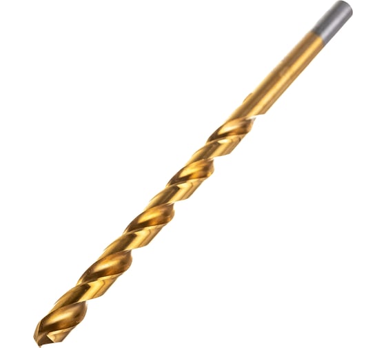 Сверло по металлу удлин Профоснастка 8,5 мм HSS M2 TIN/135 DIN 340, 5 шт., №716 30206076