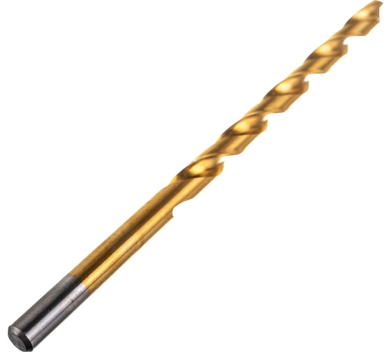Сверло по металлу удлин Профоснастка 8,5 мм HSS M2 TIN/135 DIN 340, 5 шт., №716 30206076