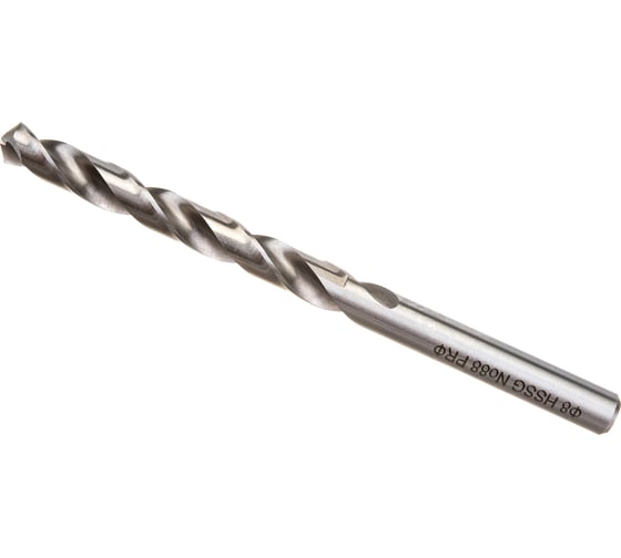 Сверло по металлу Профоснастка 8 мм HSS-G 4341/118 DIN 338., 8 шт., №88 30101088