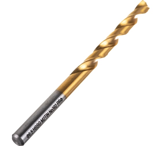 Сверло по металлу Профоснастка 0,5 мм HSS M2 TIN/135 DIN 338, 10 шт., №327 30202007