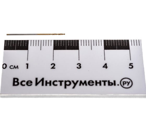 Сверло по металлу Профоснастка 0,6 мм HSS M2 TIN/135 DIN 338, 10 шт., №329 30202009