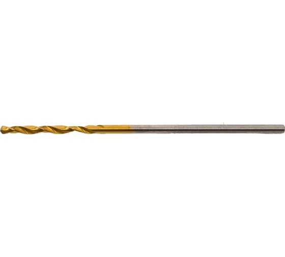 Сверло по металлу Профоснастка 1,1 мм HSS M2 TIN/135 DIN 338, 10 шт., №338 30202018 1
