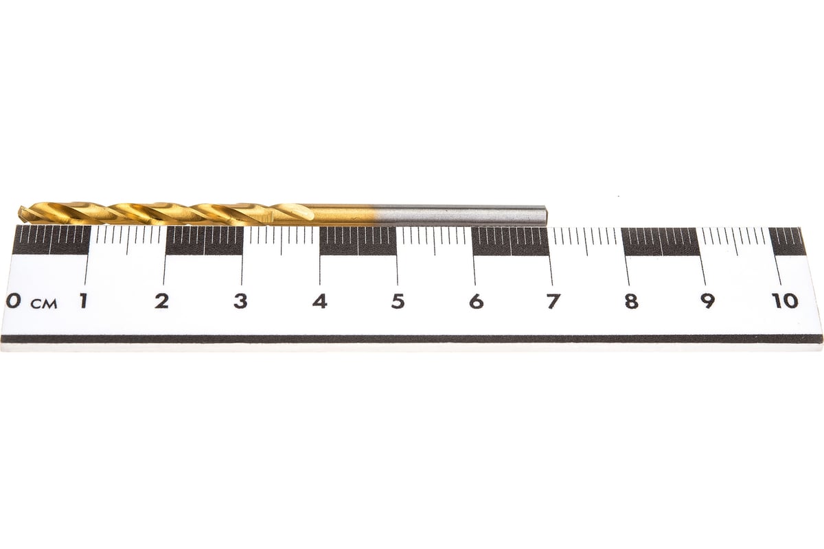 Сверло по металлу Профоснастка 3,5 мм HSS M2 TIN/135 DIN 338, 10 шт., №362  30202042 - выгодная цена, отзывы, характеристики, фото - купить в Москве и  РФ