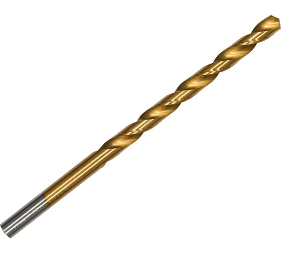 Сверло по металлу Профоснастка 5,1 мм HSS M2 TIN/135 DIN 338, 10 шт., №378 30202058