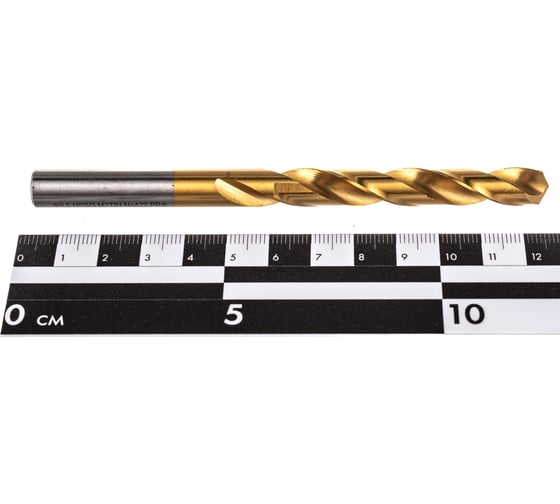Сверло по металлу Профоснастка 9,5 мм HSS M2 TIN/135 DIN 338, 8 шт., №422 30202102