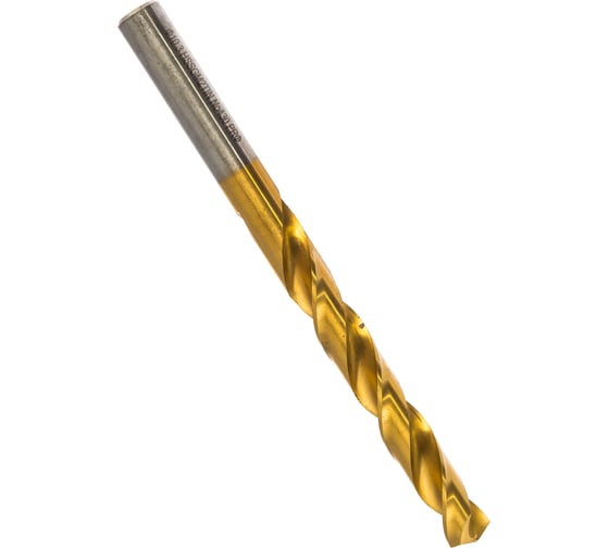 Сверло по металлу Профоснастка 10,3 мм HSS M2 TIN/135 DIN 338, 6 шт., №430 30202110 1