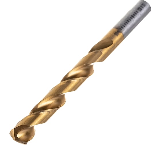 Сверло по металлу Профоснастка 12,8 мм HSS M2 TIN/135 DIN 338, 5 шт., №455 30202135 1
