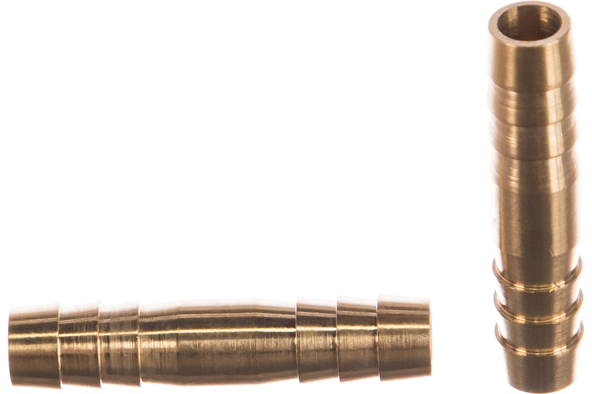 Фитинг прямой (10 шт; елочка 9 мм; латунь) HUBERTH RP208340 - выгодная ...