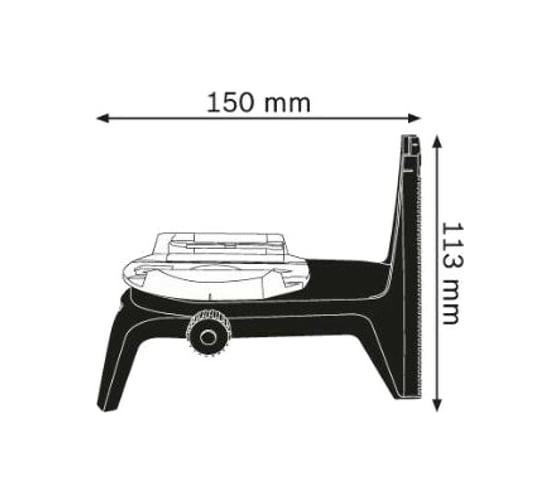 Поворотный держатель для нивелиров RM2 Bosch 0601092700