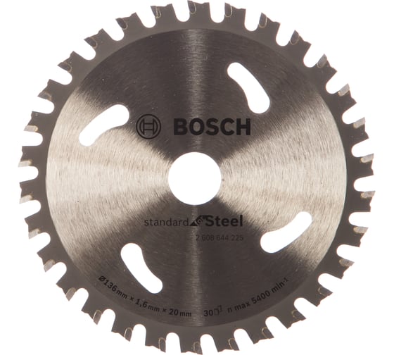 Пильный диск Standard for Steel 136x20-30 Bosch 2608644225