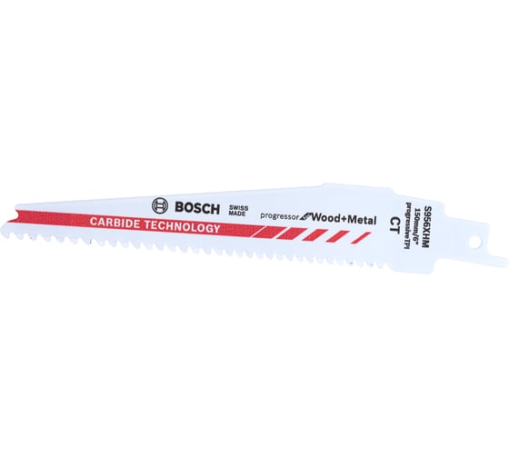Сабельное пильное полотно по дереву и металлу S 956 XHM Bosch 2608653099