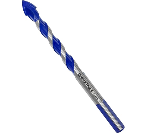 Сверло универсальное 10x120 мм vertextools 1155-10-120