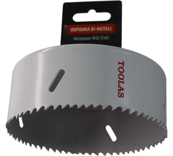 Коронка Bi-Metall 114 мм, М42 Со8% TOOLAS 00007190