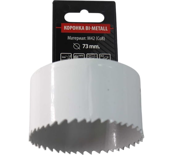 Коронка Bi-Metall 73 мм, М42 Со8% TOOLAS 00007231