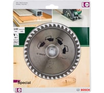 Циркулярный диск (140x20/12.7 мм; 40 зубьев) SPECIAL Bosch 2609256885