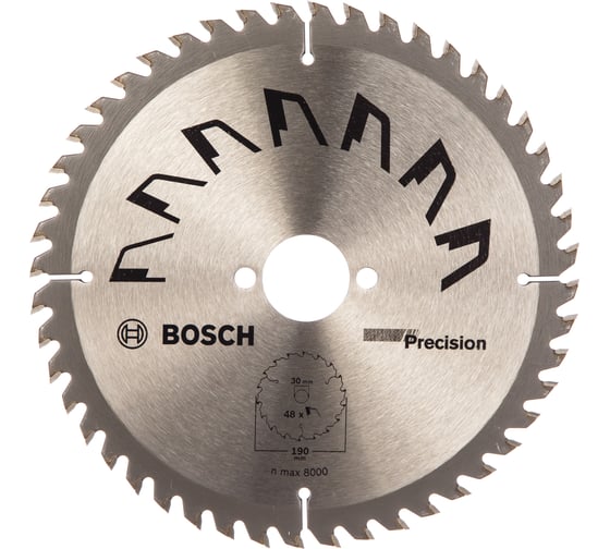 Циркулярный диск (190x30 мм; 48 зубьев) PRECISION Bosch 2609256870 1