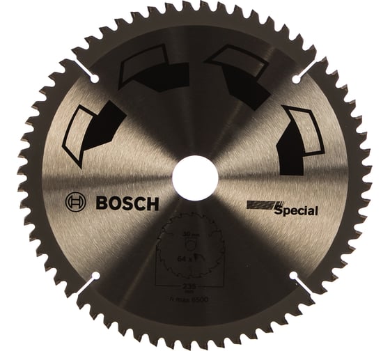 Циркулярный диск (235x30 мм; 64 зубьев) SPECIAL Bosch 2609256895 1