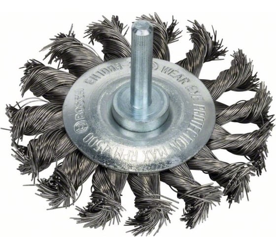 Щетка дисковая (70 мм; хвост. 6мм) пучки INOX Bosch 2608622125 1
