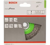 Щетка дисковая (115 мм; М14) INOX Bosch 2608622107