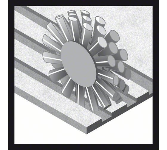 Щетка дисковая (115 мм; М14) INOX Bosch 2608622107