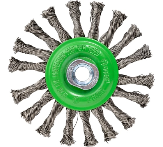 Щетка дисковая (115 мм; М14) INOX витая Bosch 2608622106